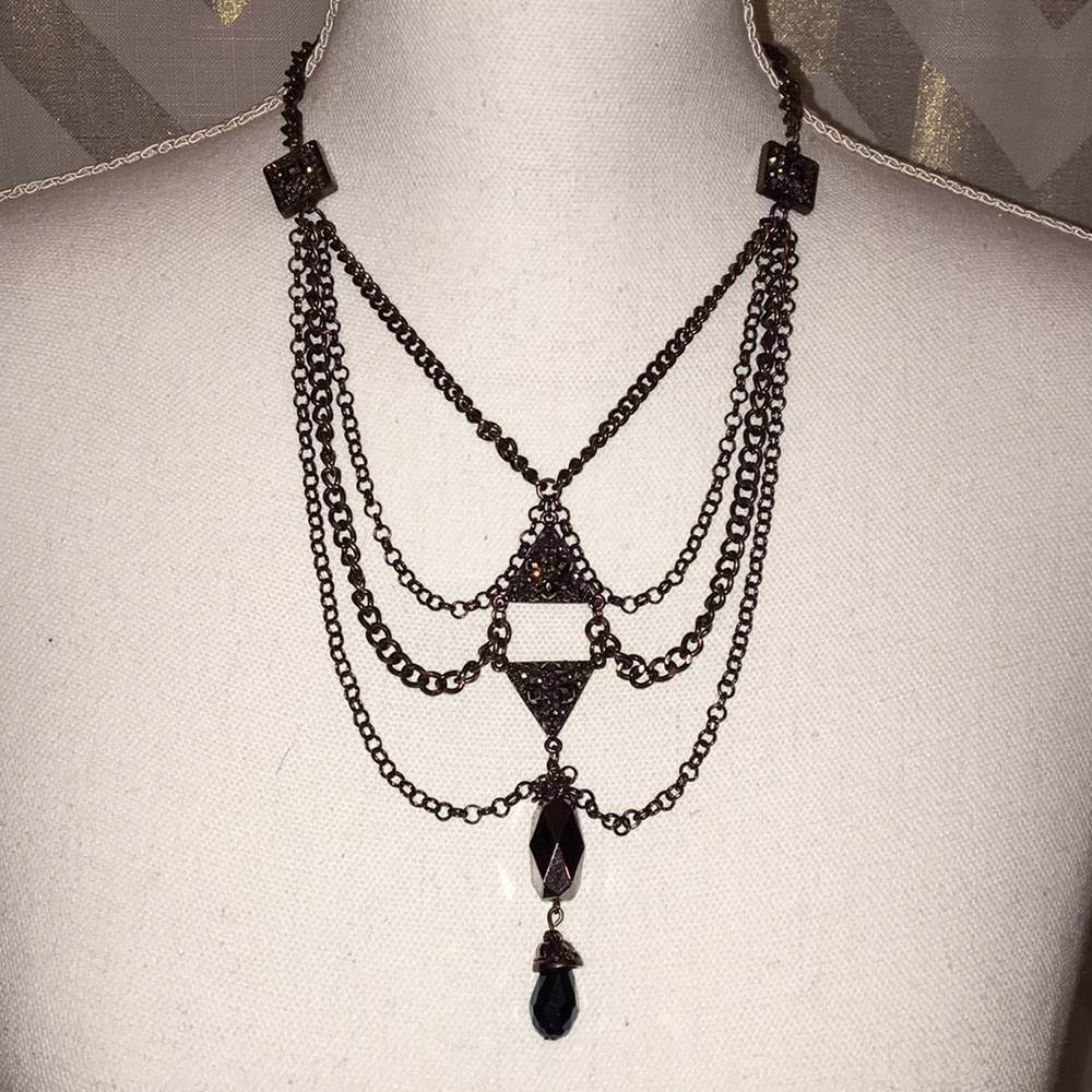 Brown Long Necklace